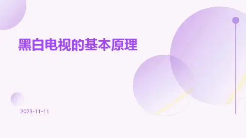 黑白电视的基本原理