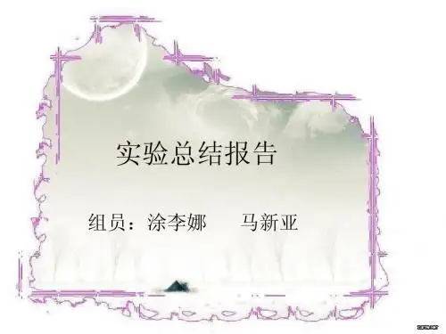 实验总结