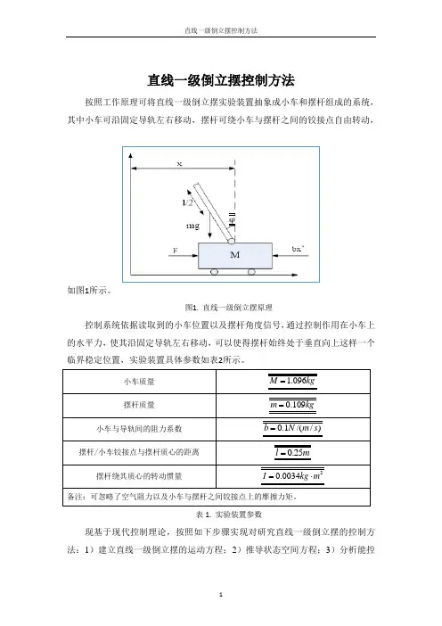 倒立摆模型