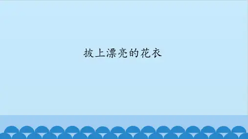 五年级全一册信息技术课件第6课披上漂亮的花衣——数据的格式鄂教版共15张PPT