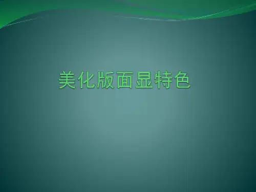 第2课美化版面显特色课件