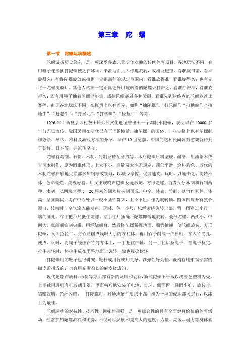 陀螺运动概述