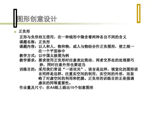 图形创意设计---正负形