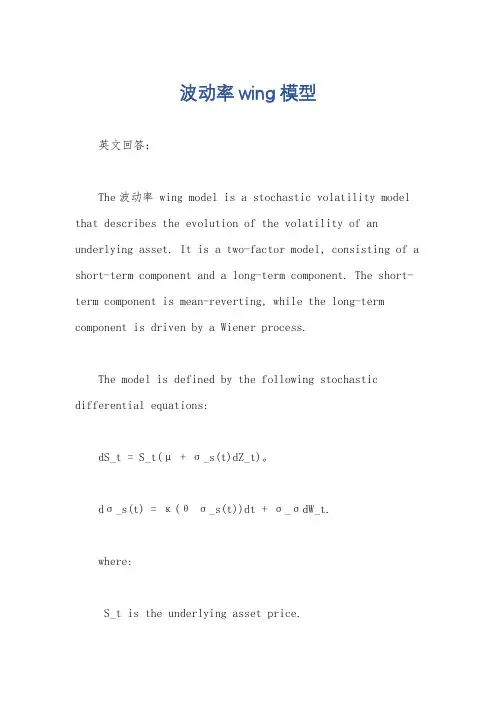 波动率wing模型
