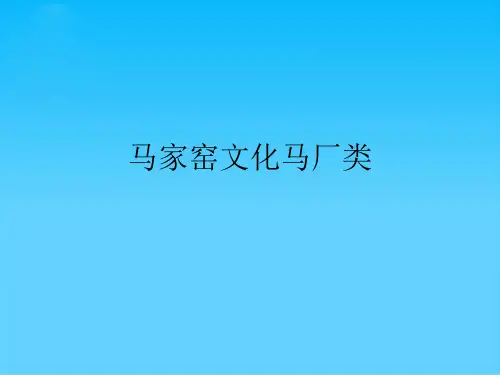 马家窑文化马厂类