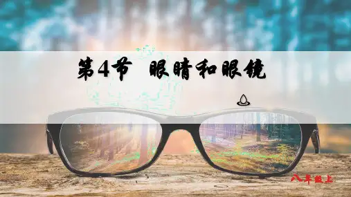 5.4  眼睛和眼镜 课件(共30张PPT)