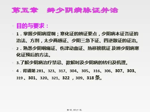辨少阴病脉证并治
