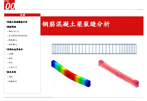 midas FEA建筑例题集 钢筋混凝土梁裂缝分析——侯晓武