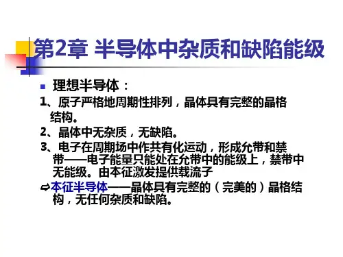 哈工大--课件半导体物理(第二章)模板