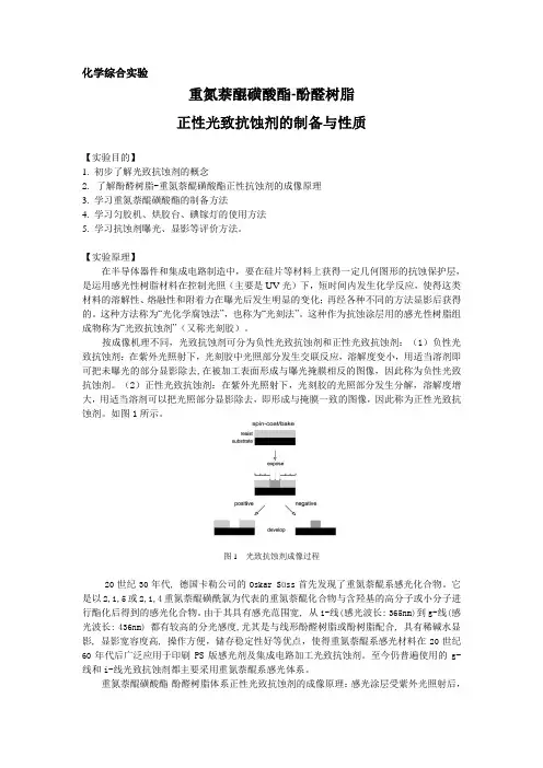 化学综合设计实验讲义