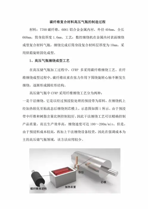 碳纤维复合材料高压气瓶的制造过程
