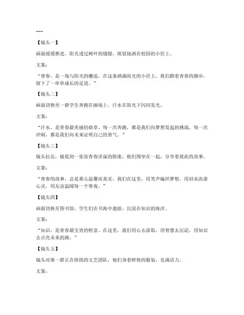 青春的风景短视频文案
