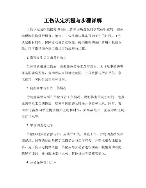 工伤认定流程与步骤详解