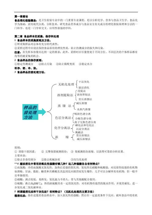食品理化检验(全)