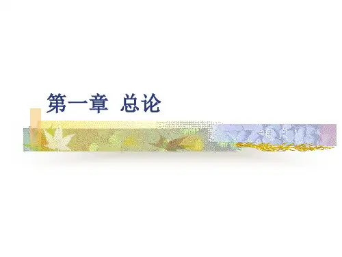 第1章 总论