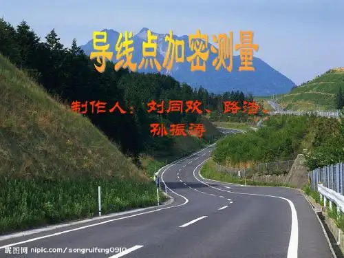 导线加密实测方法--综合版(包含前后方交会)