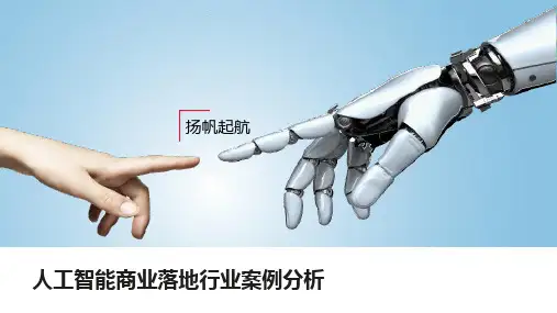 人工智能商业落地行业案例分析