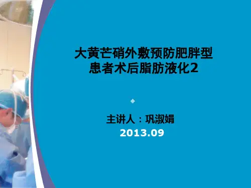 大黄芒硝外敷治疗脂肪液化