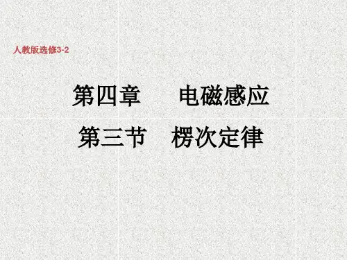 高中物理选修3-2第四章3楞次定律