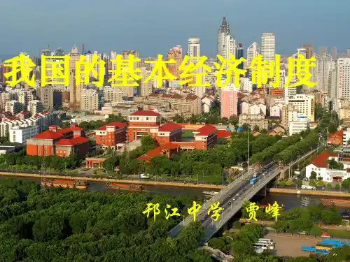 4。2 我国的基本经济制度(公道上课)