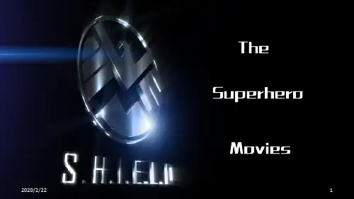 Marvel电影英文演讲PPT幻灯片
