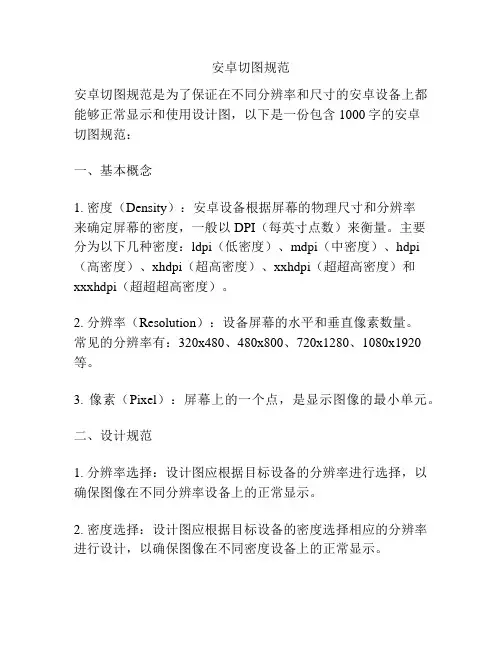 安卓切图规范