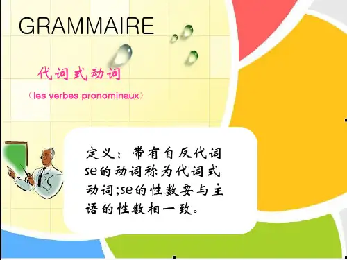 代词式动词详解