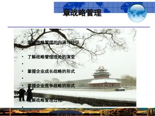 战略管理培训课程(PPT58张)