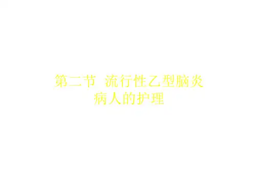 流行性乙型脑炎病人的护理.ppt