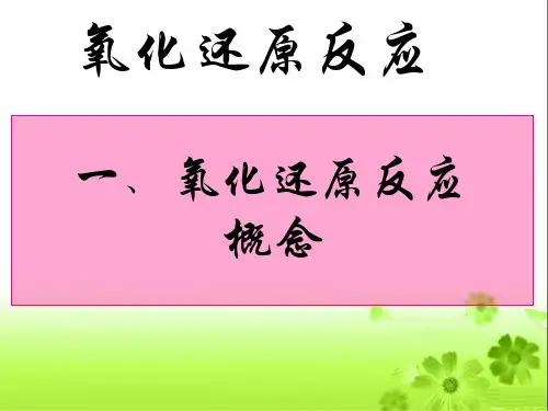 高三化学第一轮复习《氧化还原反应》课件.ppt