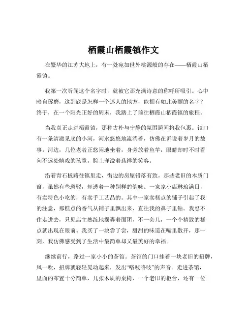 栖霞山栖霞镇作文