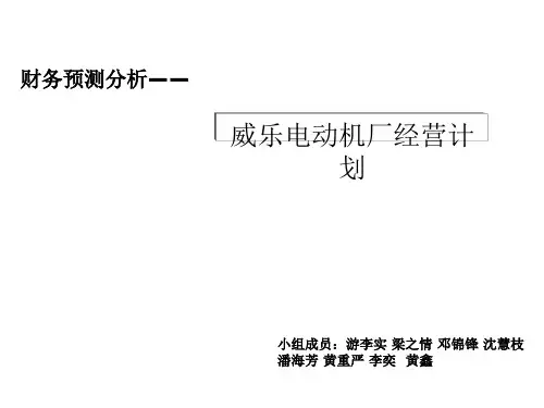 某公司财务预测的步骤PPT(16张)