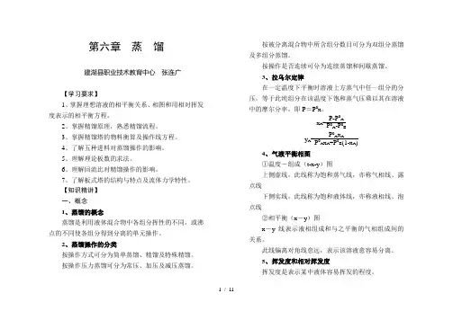 第六章蒸馏