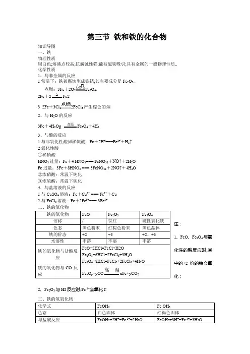 铁和铁的化合物