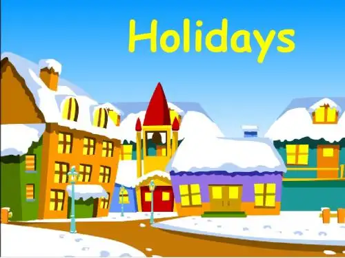 苏教版牛津译林版小学英语六年级unit 6 holidays精品课件