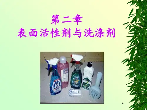 第二章表面活性剂PPT课件