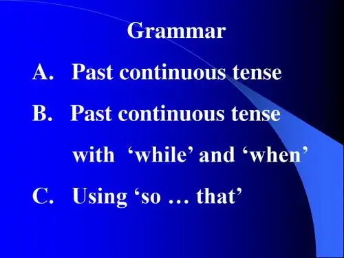 牛津英语8A Unit2 grammar PPT课件