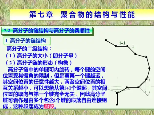 高聚物的结构与性能—高分子的链结构与高分子的柔顺性
