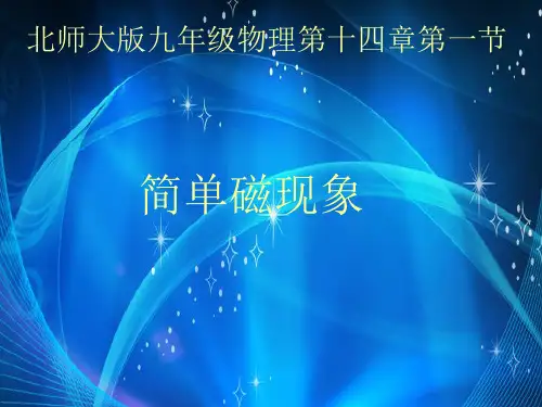 初中物理九年级物理《磁现象》
