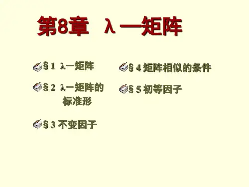 8[1].1λ矩阵