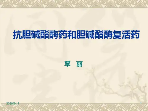 3抗胆碱酯酶药和胆碱酶复活