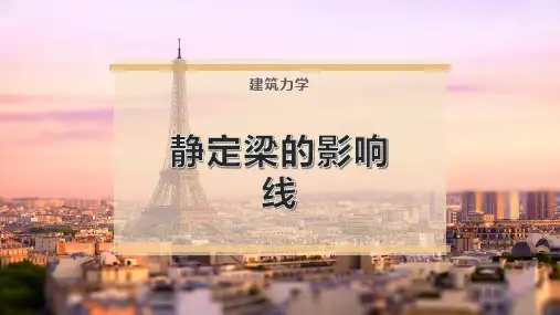 静定梁的影响线