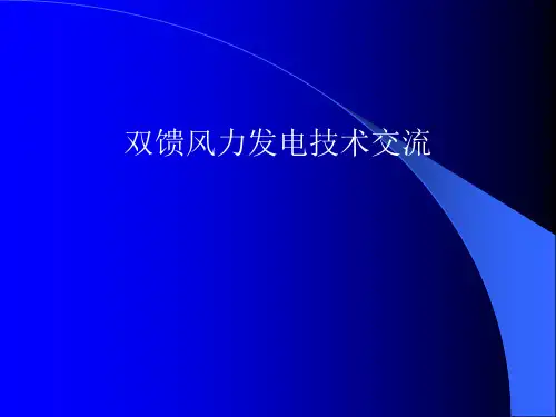 变速恒频双馈风力发电变频器简介