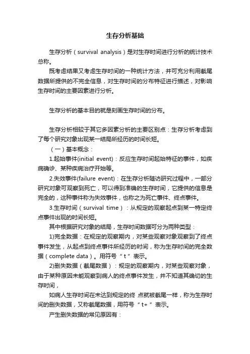 生存分析基础