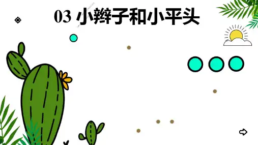 (川教版)一年级下册 生命生态安全 第03课《小辫子和小平头》ppt课件