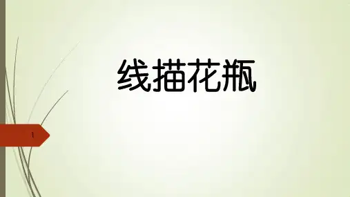 线描花瓶ppt课件