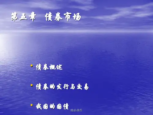 第四章债券ppt课件