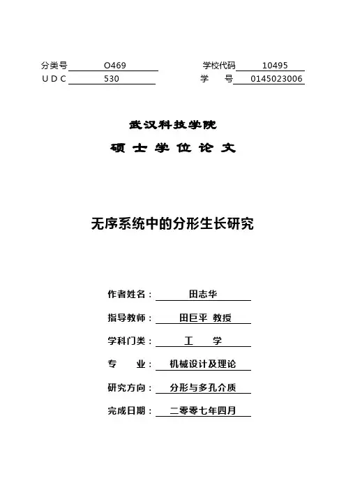 分形与分形维数