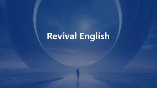 《返老还童英文》课件