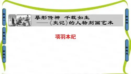 苏教版高中语文选修(史记选读)课件：5 项羽本纪